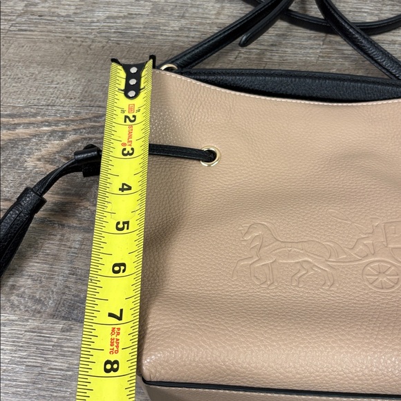 Coach Andy  Horse & Carriage Embossed Pebble Leather Crossbody - Picture 14 of 14